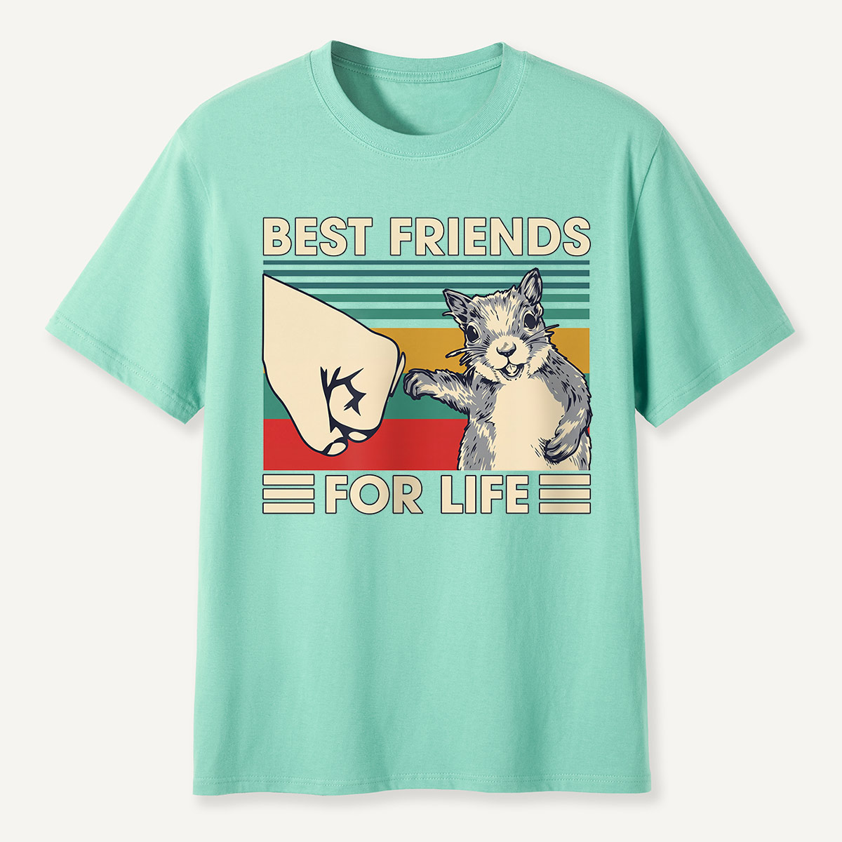 Best Friends for Life Cat Fist Bump T-Shirt
