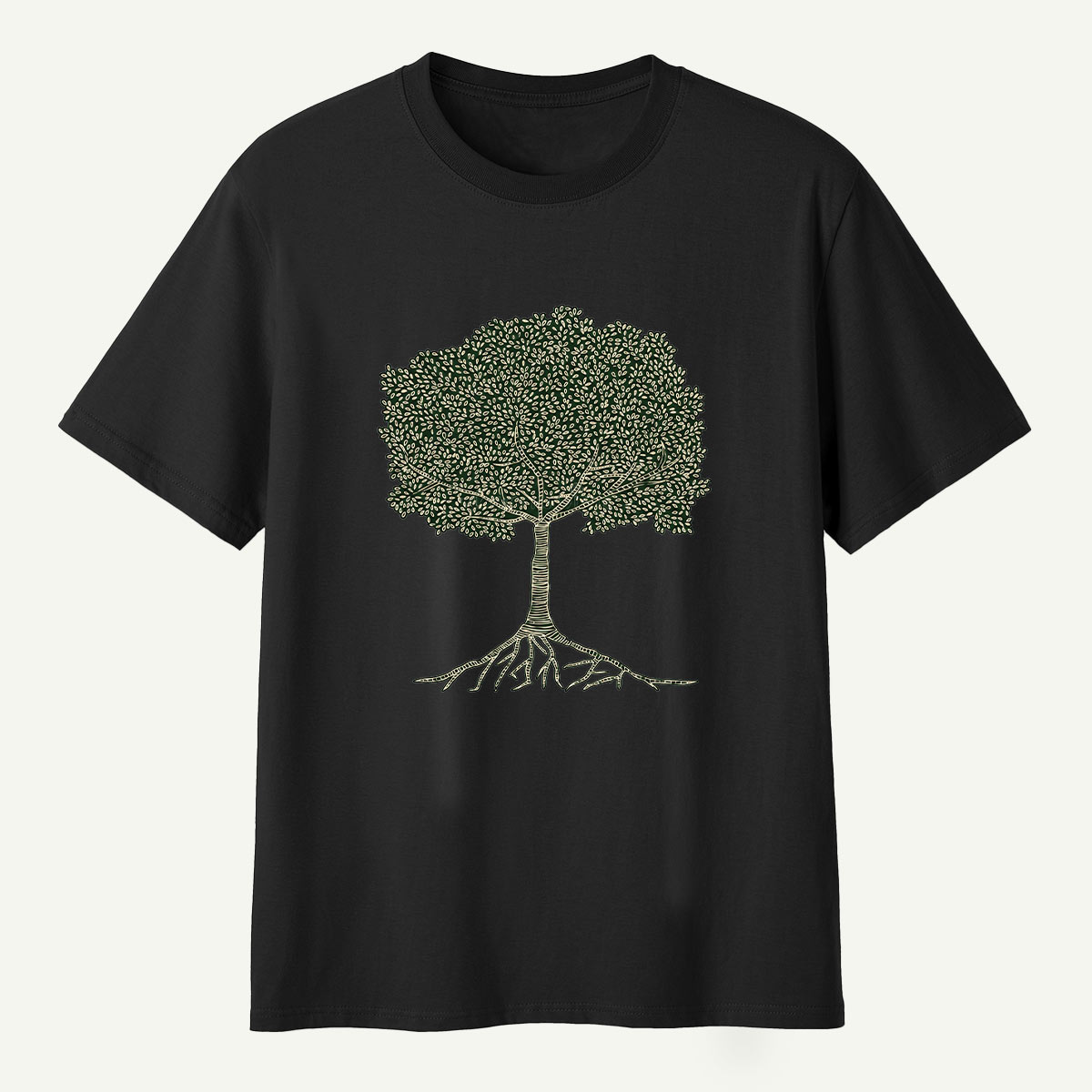 Tree Roots Of Life Silhouette T-Shirt