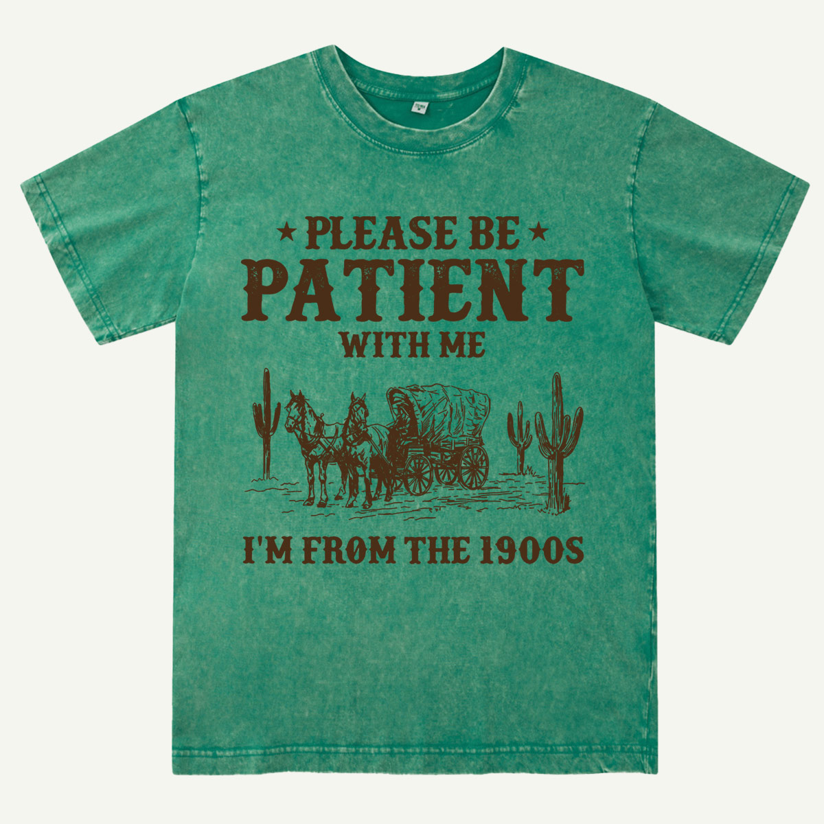 Please Be Patient With Me I'm From the 1900s Washed T-Shirt