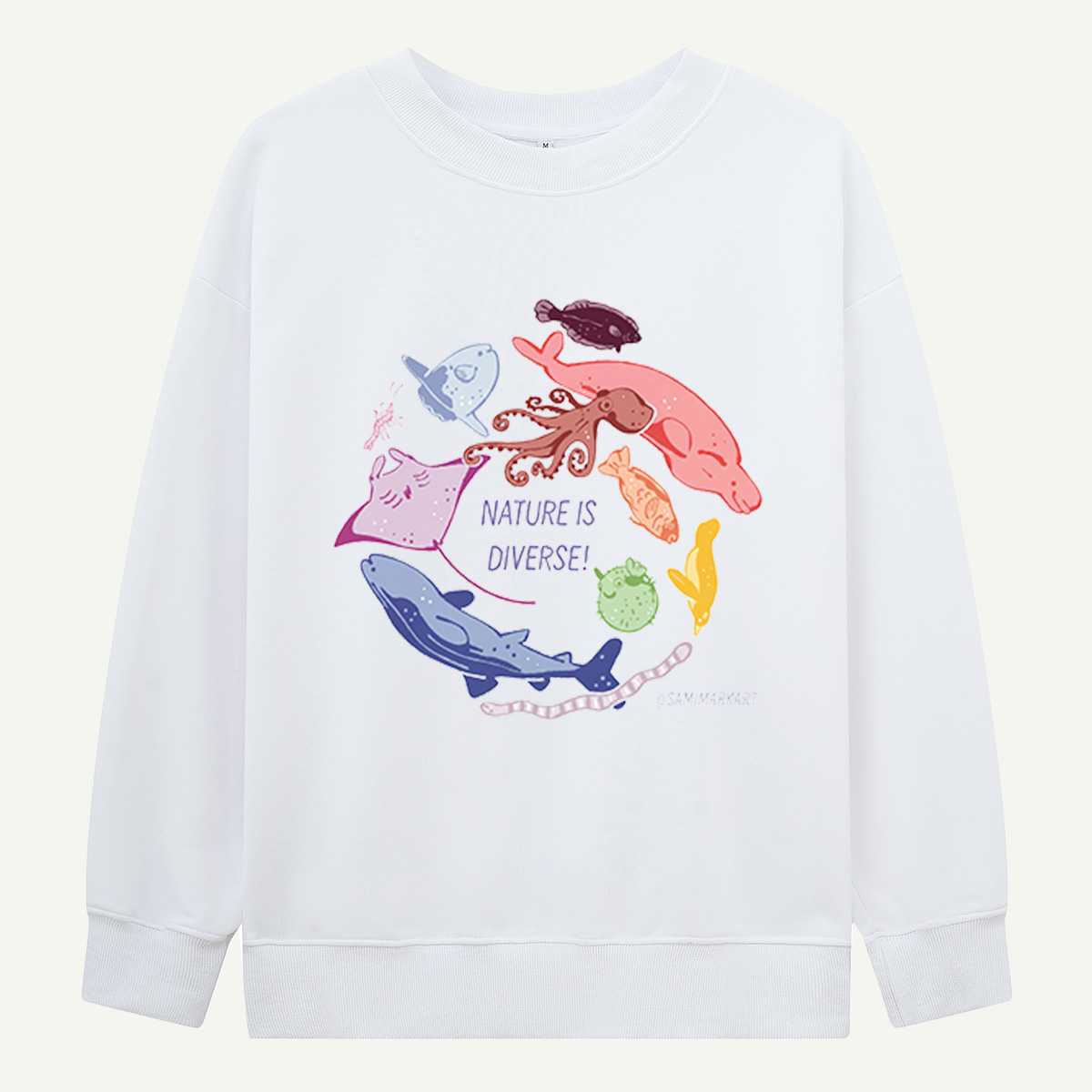 Nature Is Diverse Sea Creatures Sweatshirts