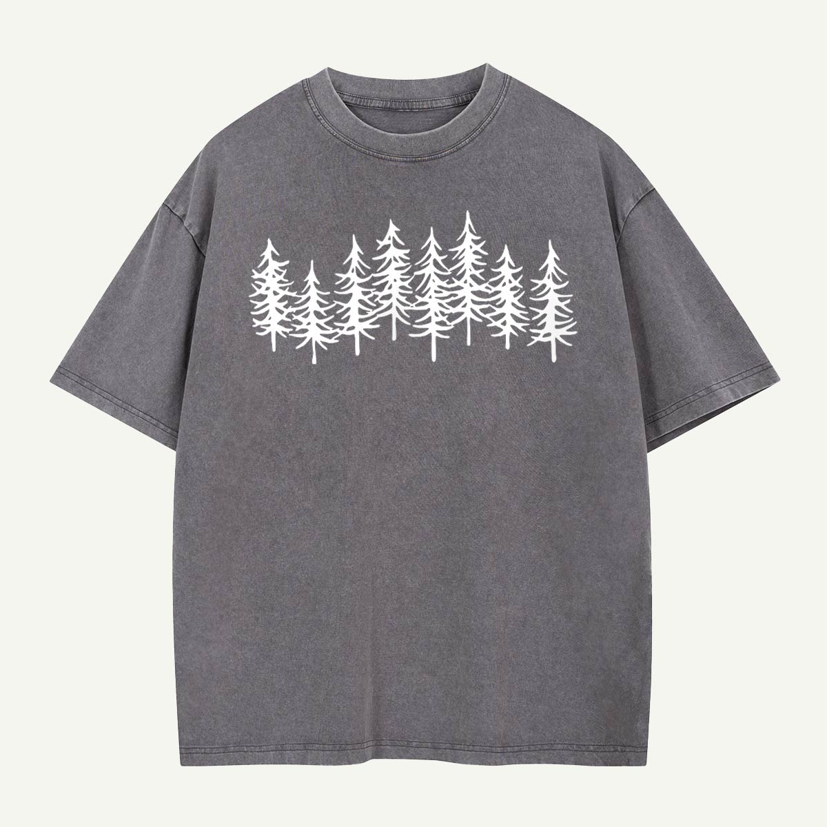 Pine Tree Line Washed T-Shirt