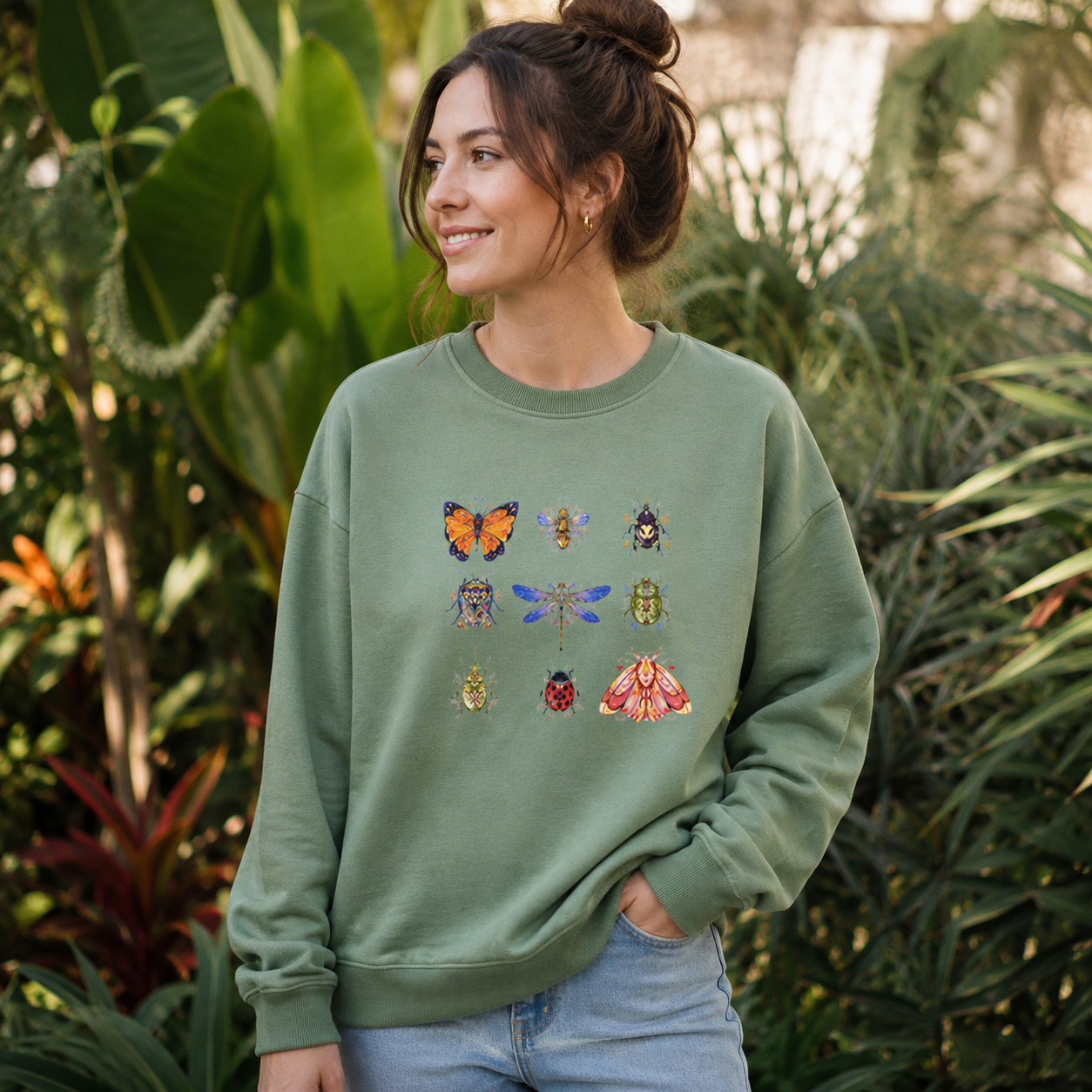 Insect Grid Collection Sweatshirts