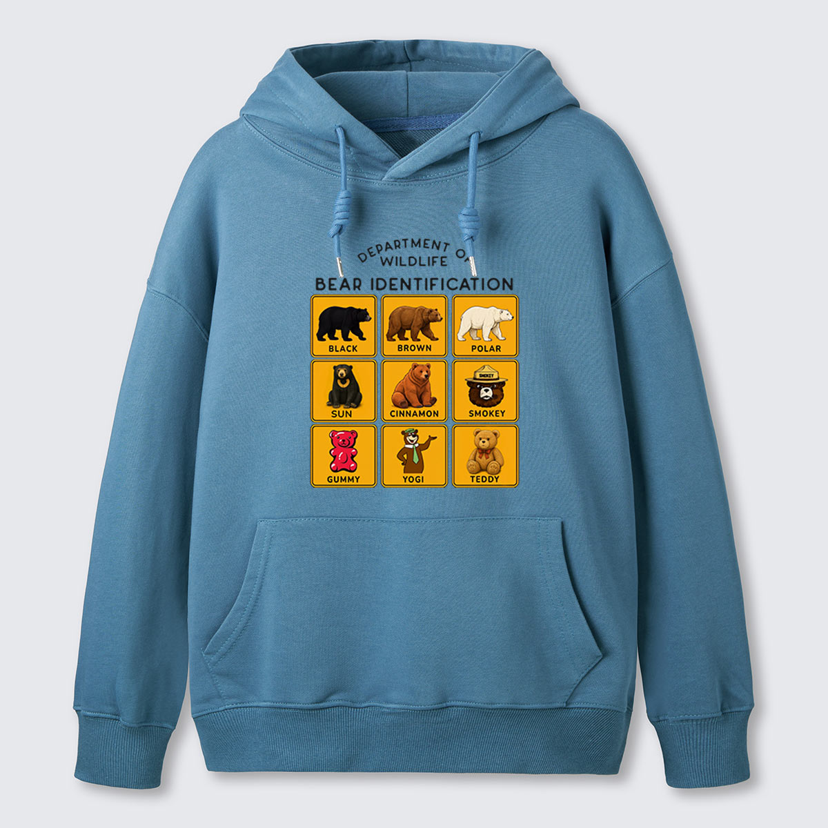 Department of Wildlife Bear Identification Gummy Bear Hoodie
