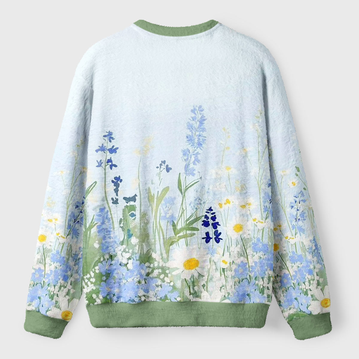 Meadow Bloom Melody Ugly Fuzzy Fleece Sweatshirt