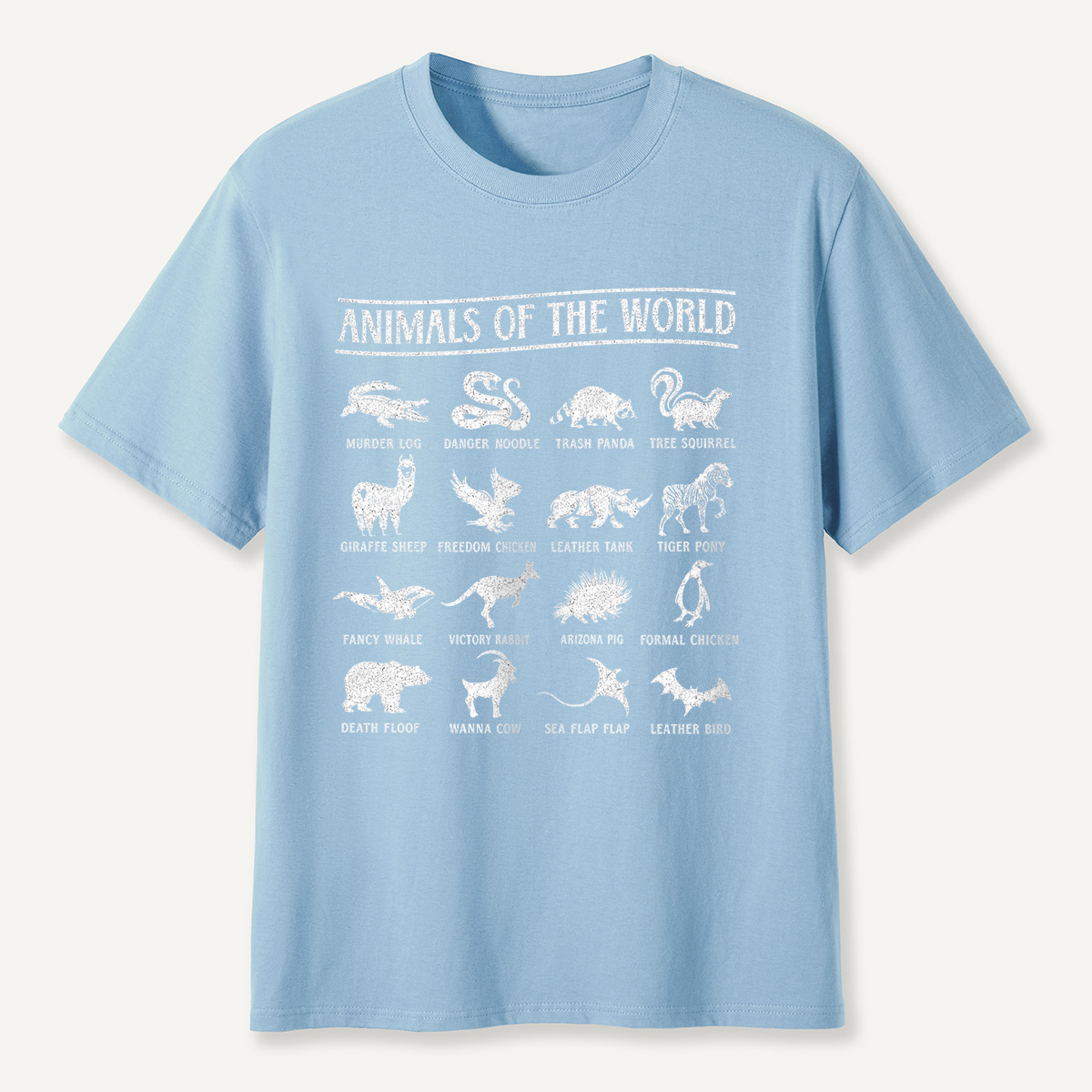 Animals of the World Funny Names T-Shirt