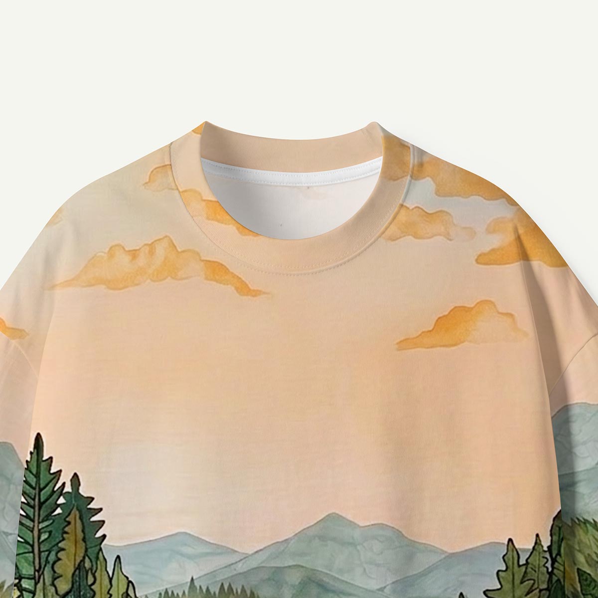 Golden Horizon Forest Valley Premium Eco Tee