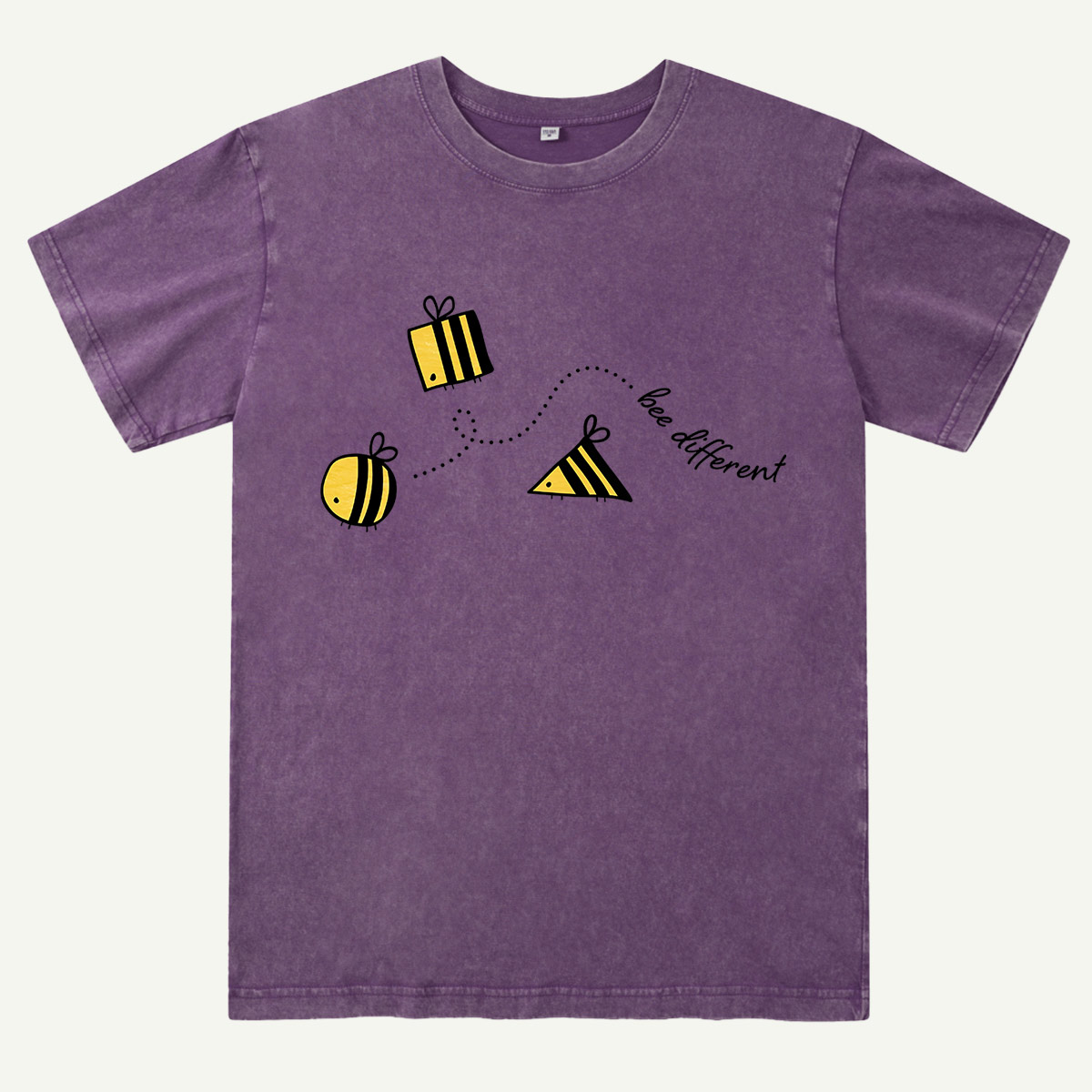 Bee Different Washed T-Shirt
