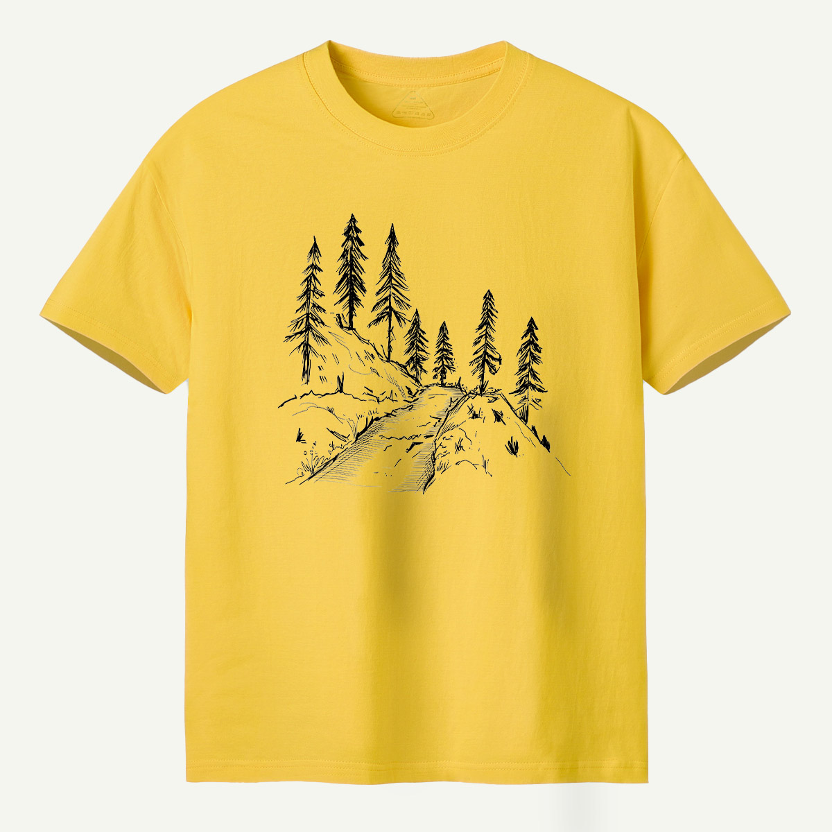 Pine Forest Ridge Sketch T-Shirt