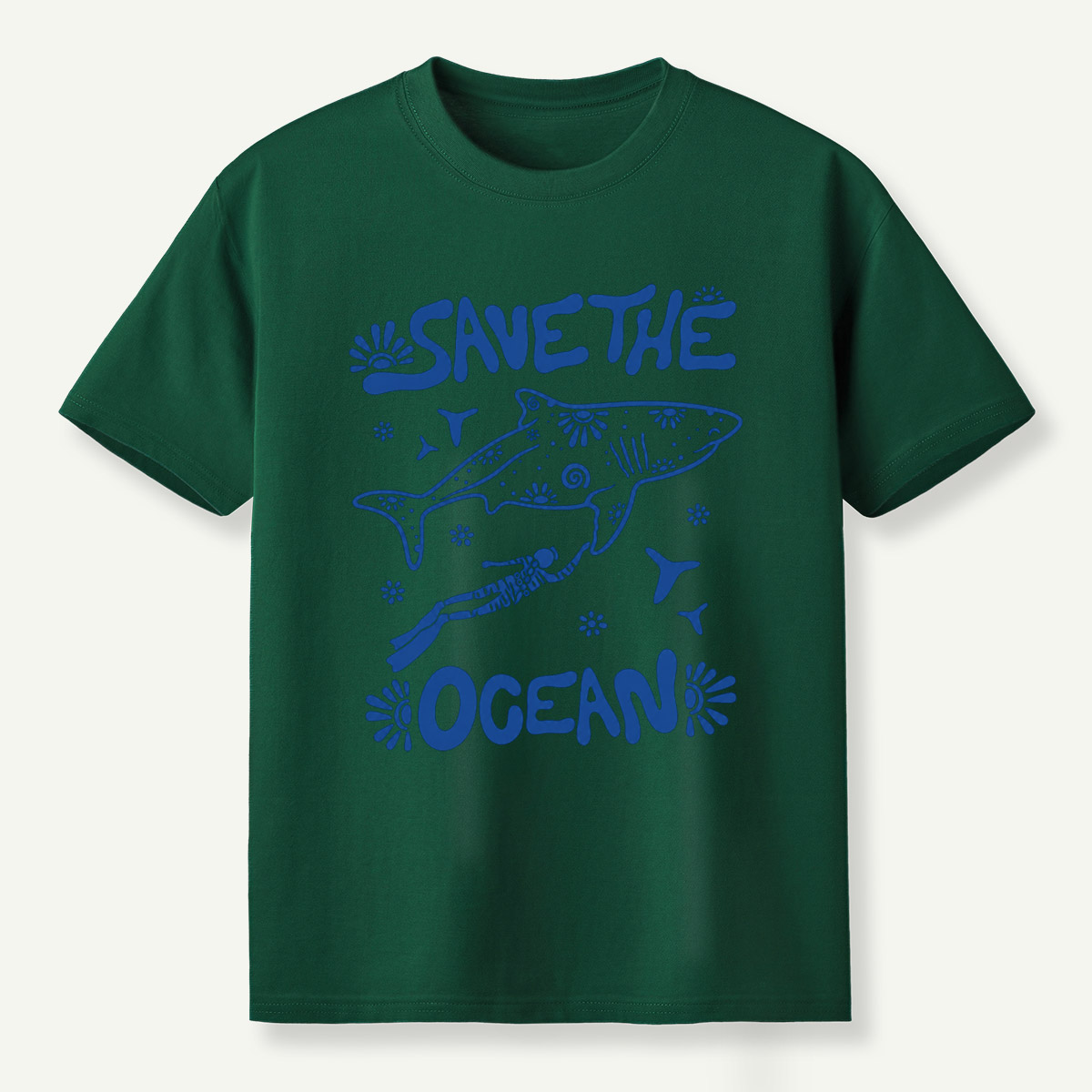 Save The Ocean Whale Marine Life T-Shirt