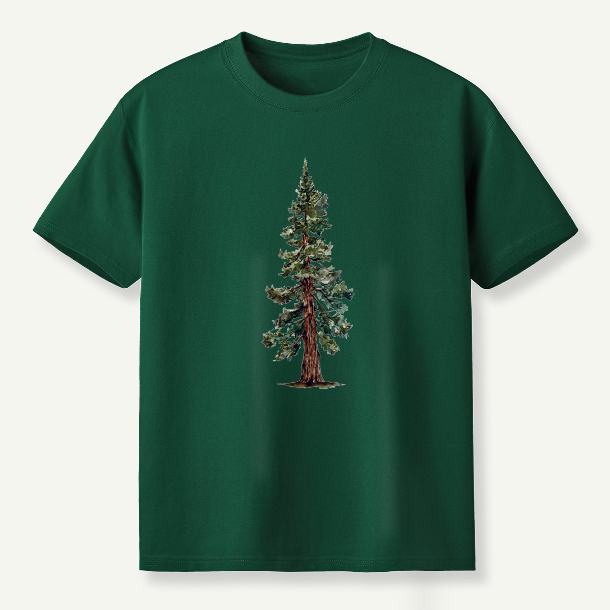 Watercolor Evergreen Pine Tree T-Shirt