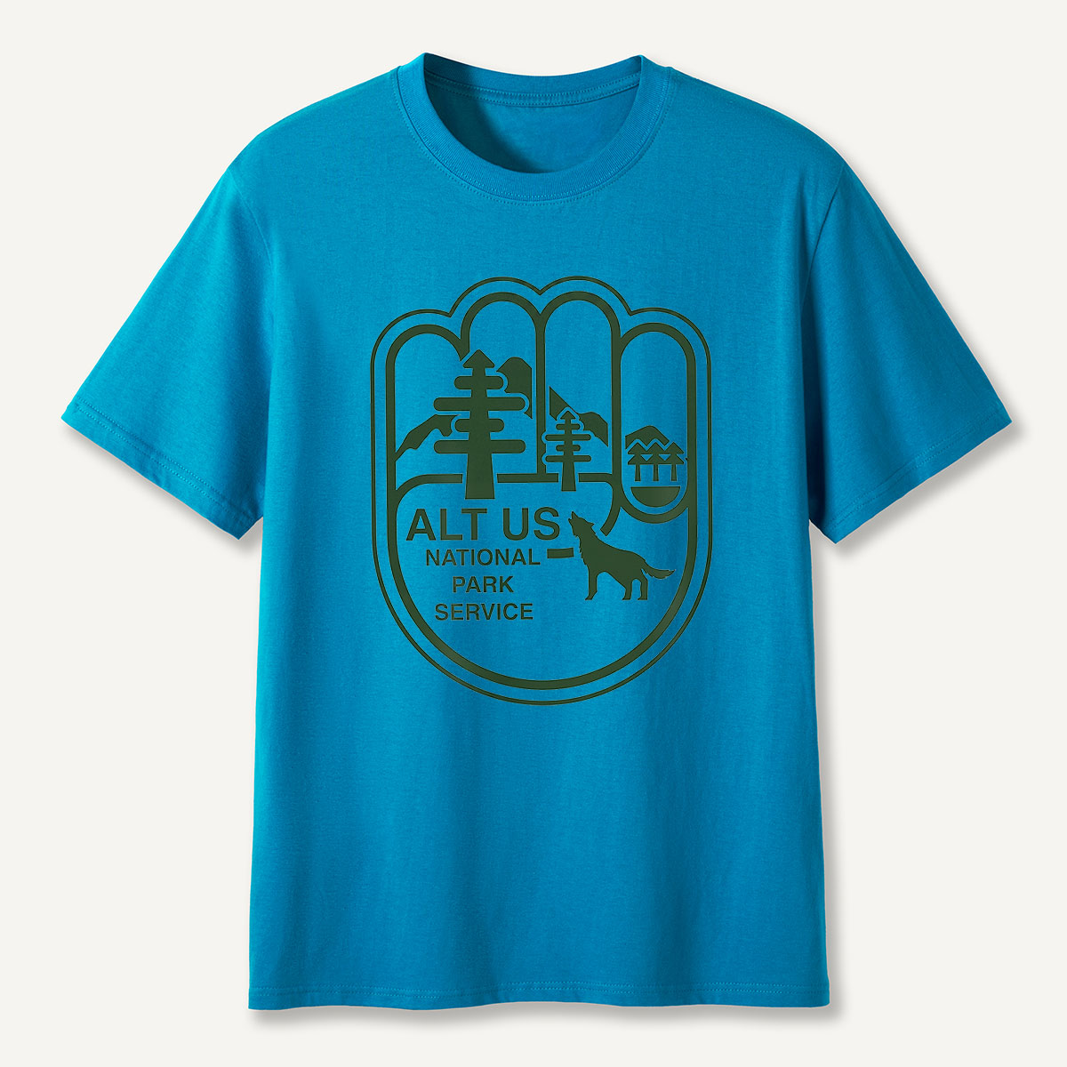 Alt US National Park Service Hand Emblem T-Shirt