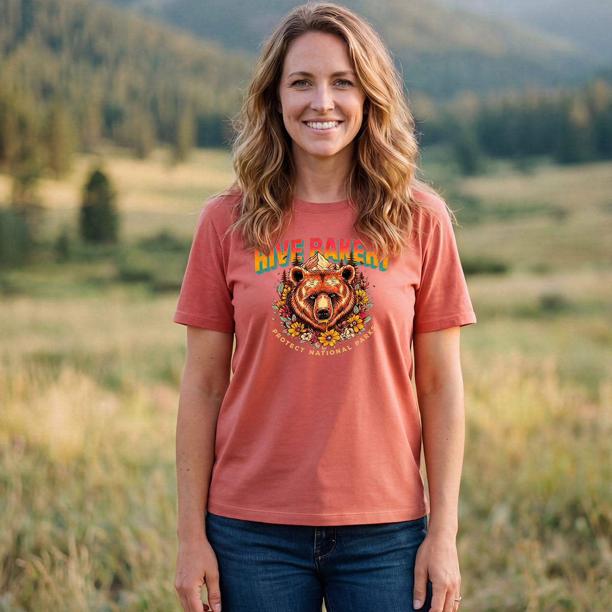 Bear Protect National Parks T‑Shirt