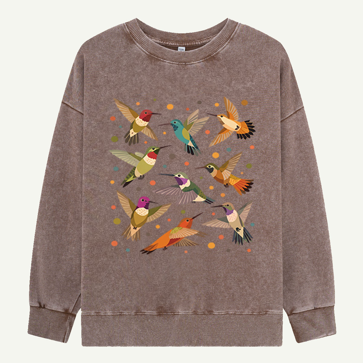 Hummingbird Hover Party Washed Sweatshirts