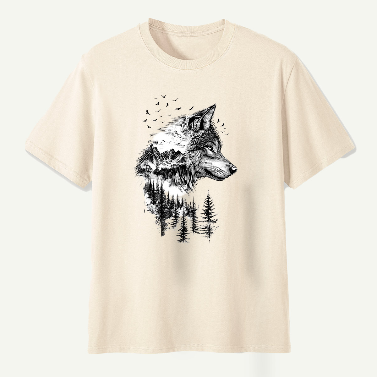 Fox Forest Ink Portrait T-Shirt