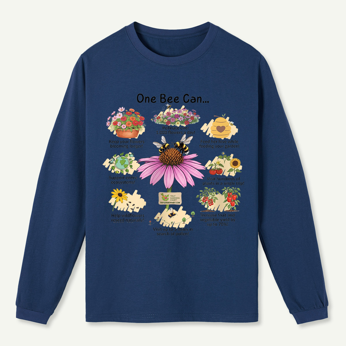One Bee Can Long Sleeve T-Shirt