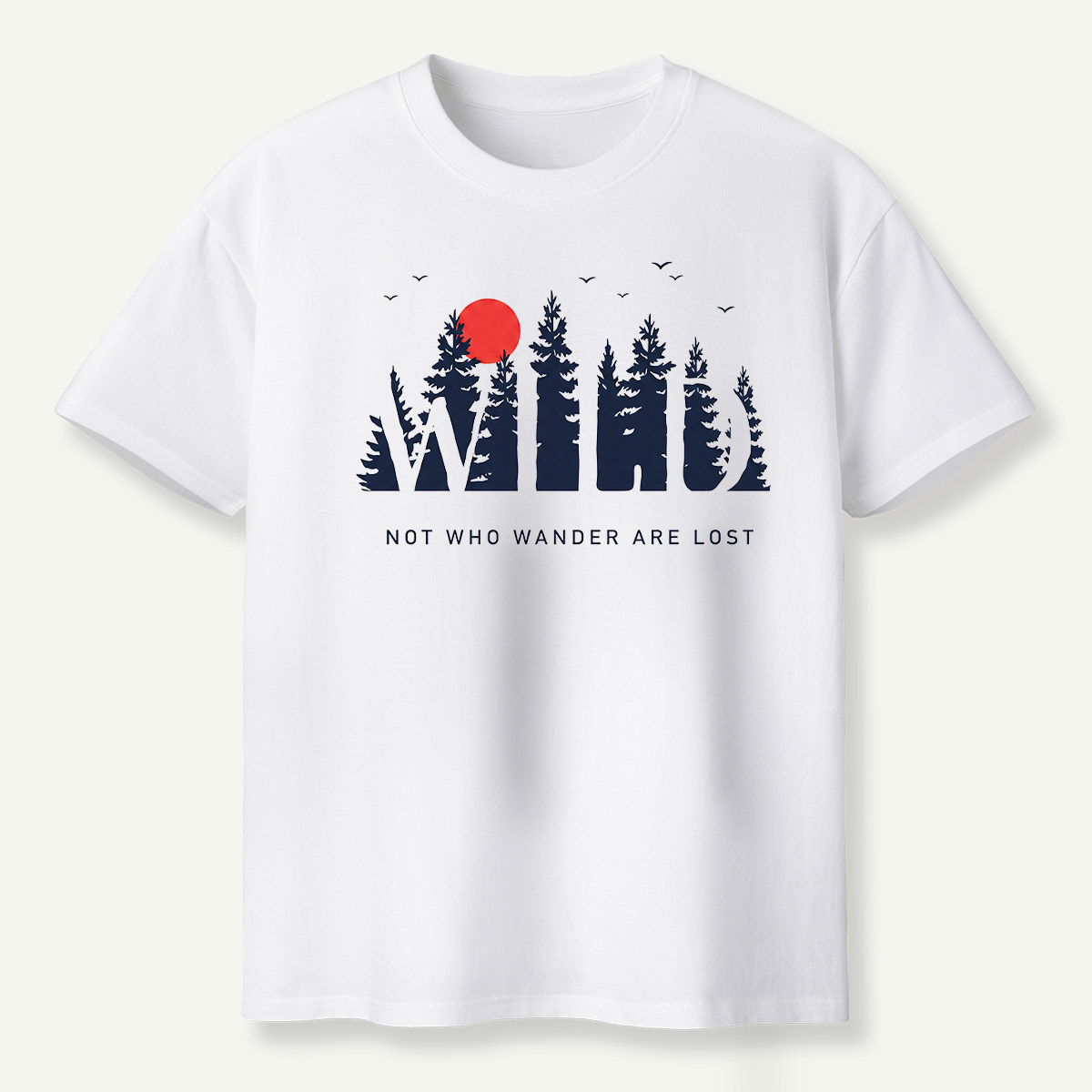 Get Your Nature Ass Lost Pine Forest Sunset T-Shirt