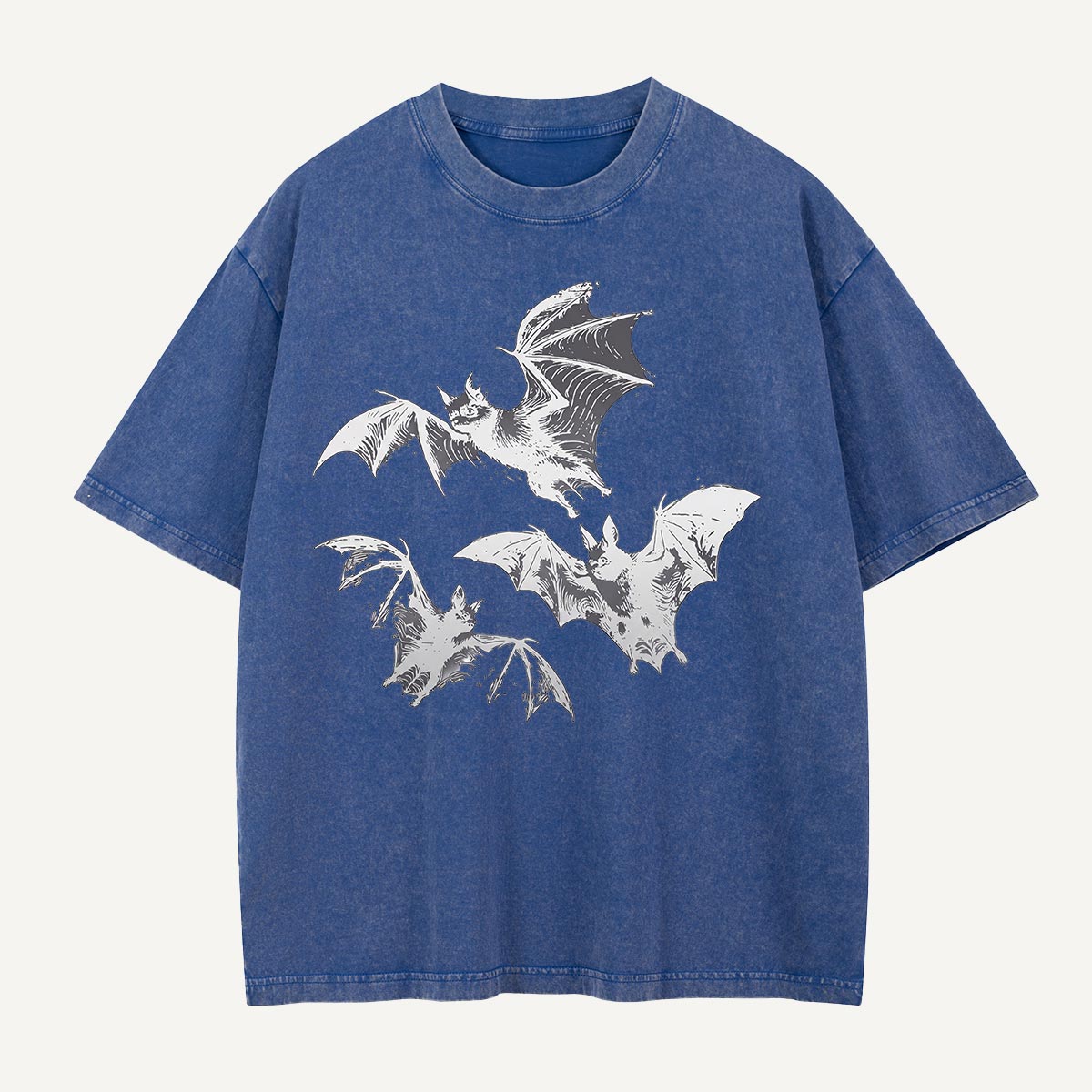 Three Bats on the Loose Washed T-Shirt