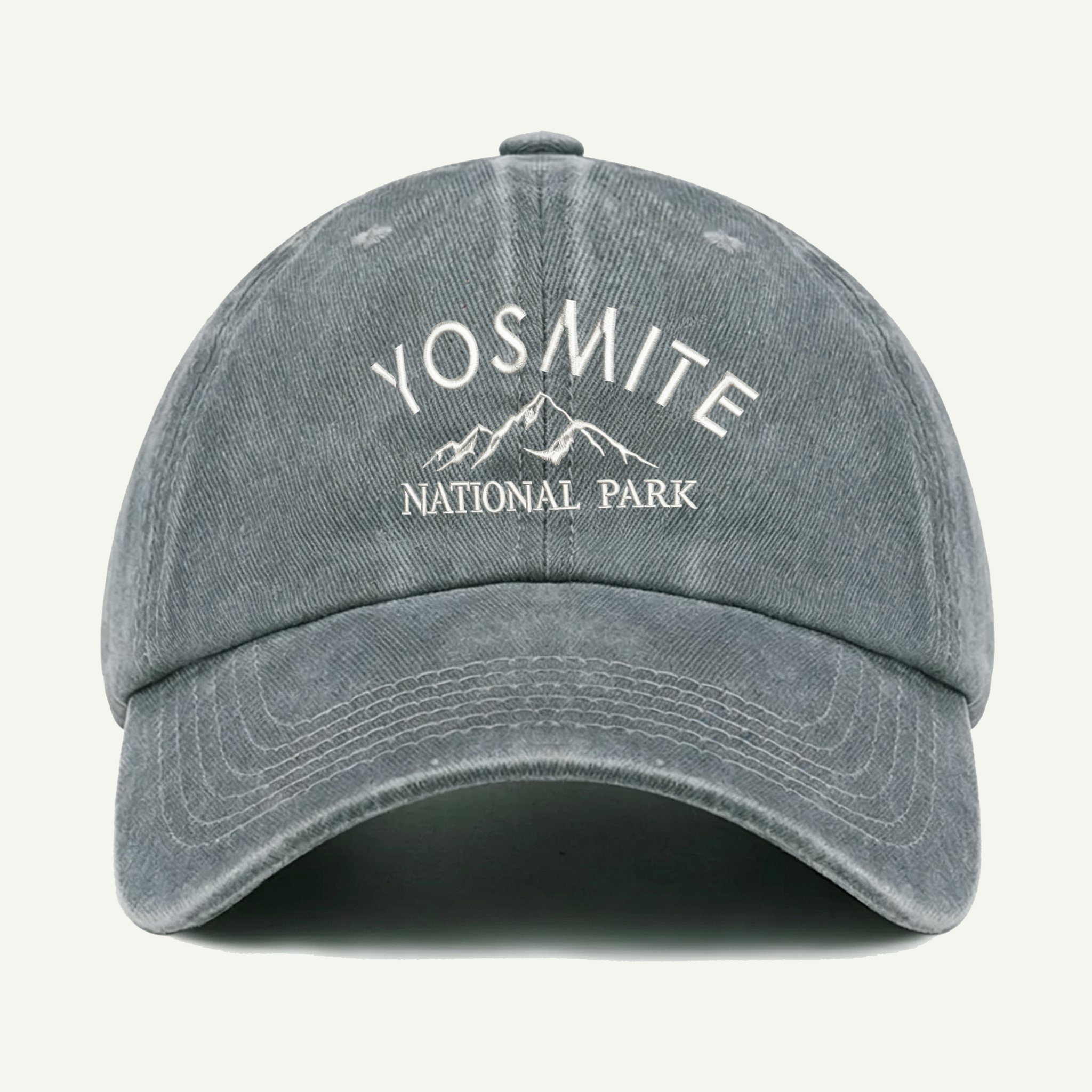 Yosemite National Park Mountain Washed Embroidered Hat