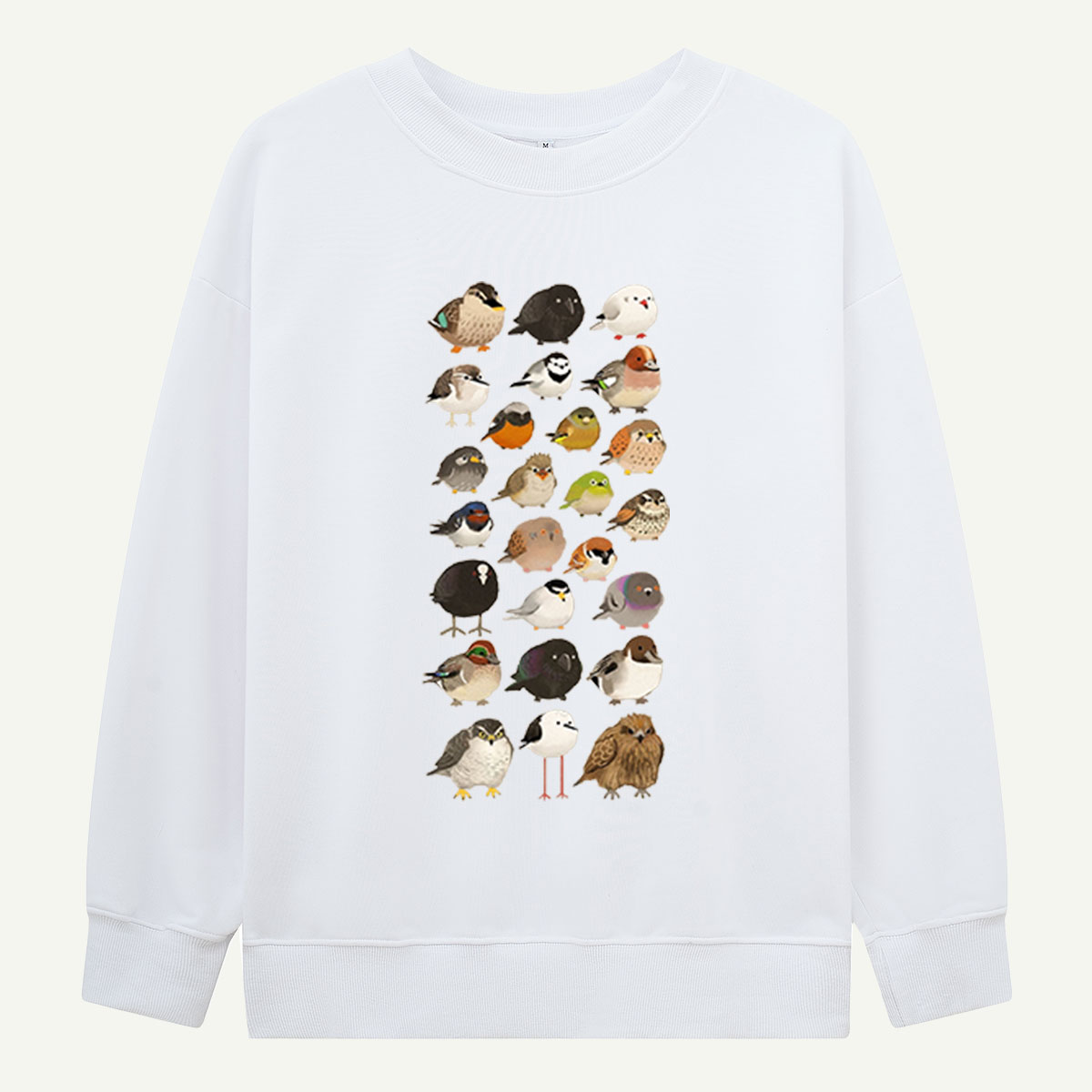 Bird Species Illustration Sweatshirts