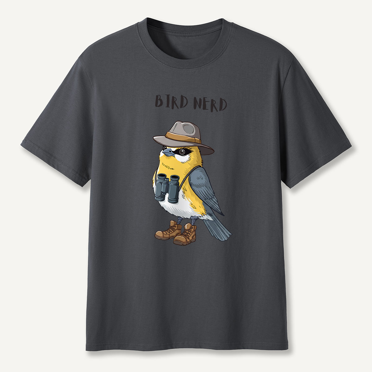 Bird Nerd Ranger Sparrow Cartoon T-Shirt