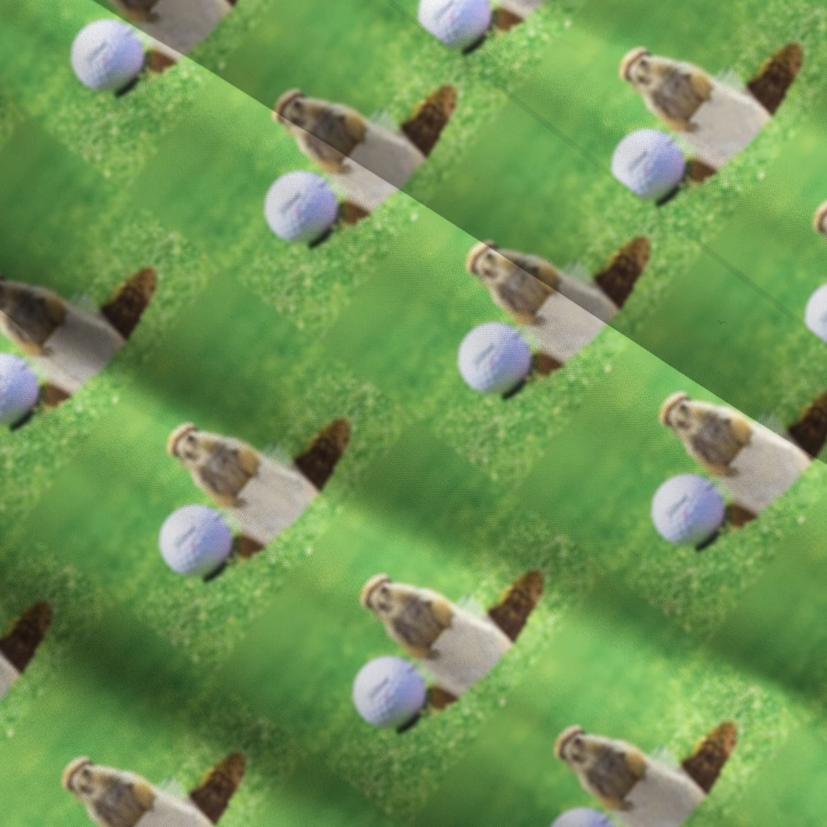 Whimsical Gopher Golf Straps Maxi Dress With Pockets
