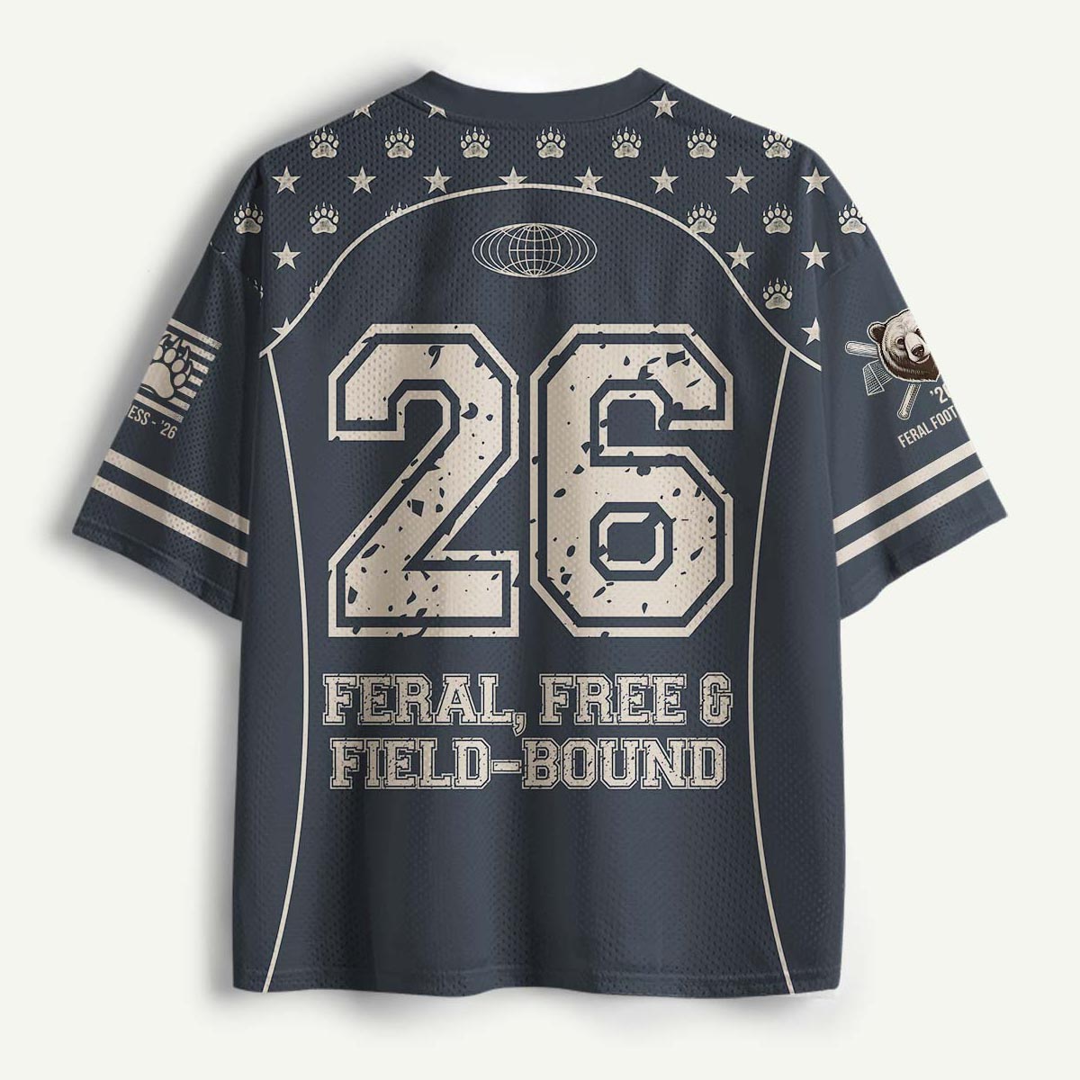 Feral and Free Raccoon Soccer Mesh Jersey