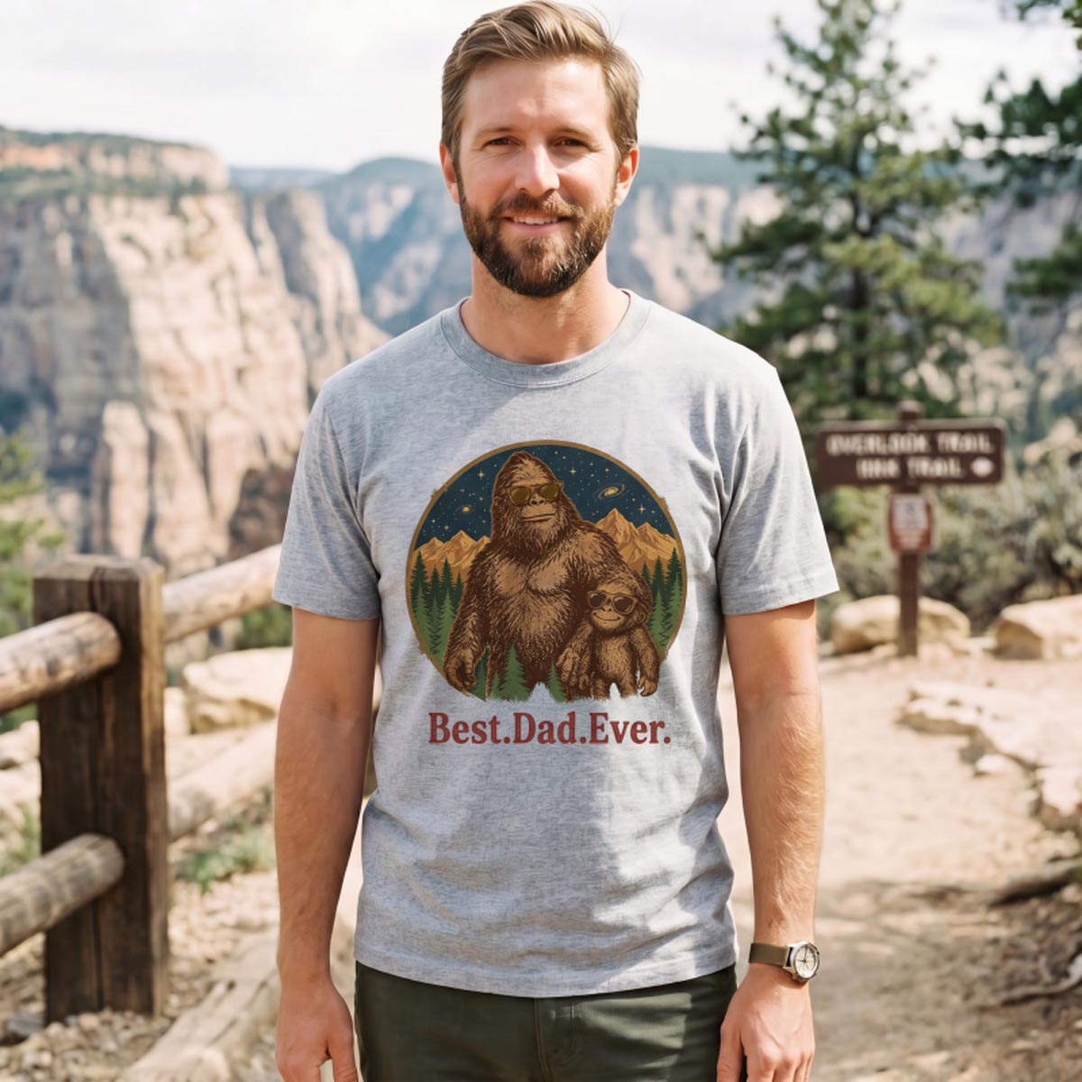 Best Dad Ever Cryptids T-Shirt