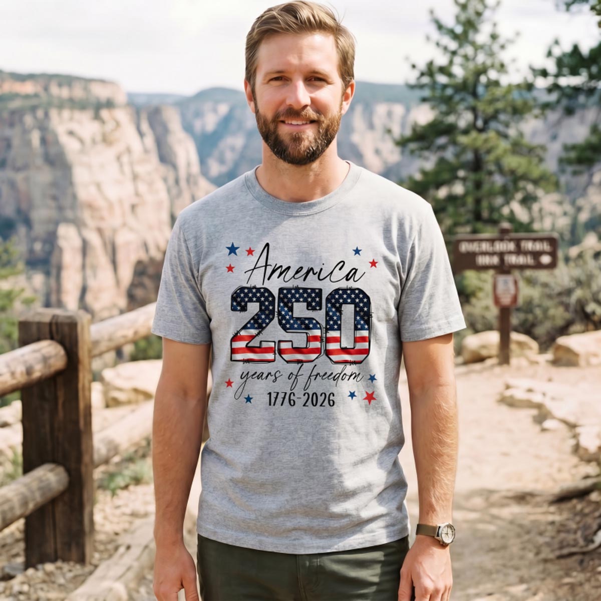 America 250 Years of Freedom 1776‑2026 T-Shirt