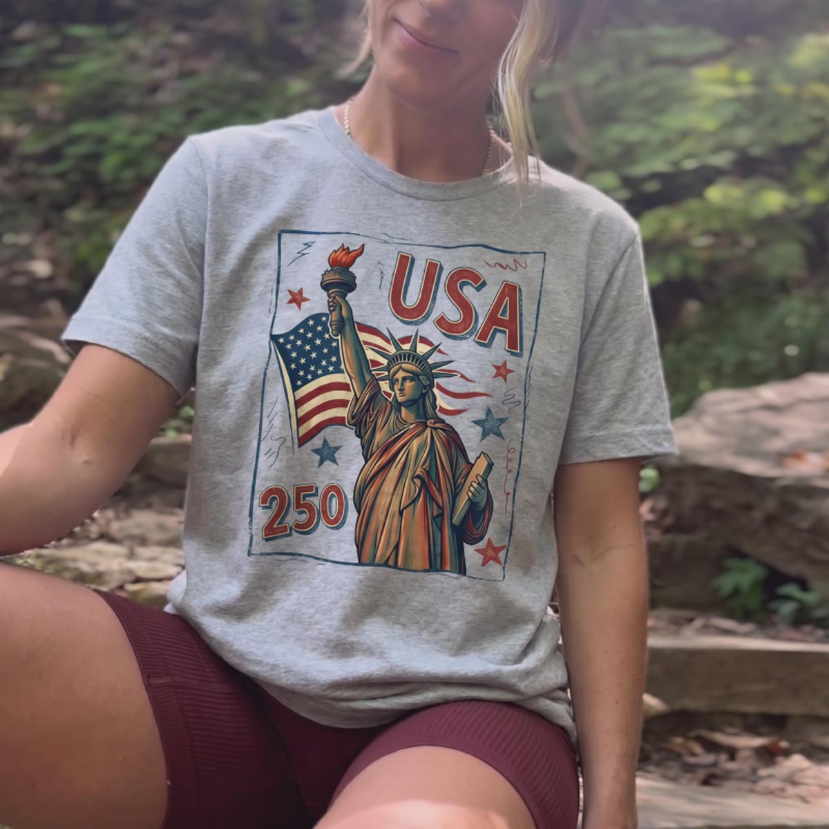 USA 250 Statue of Liberty T-Shirt