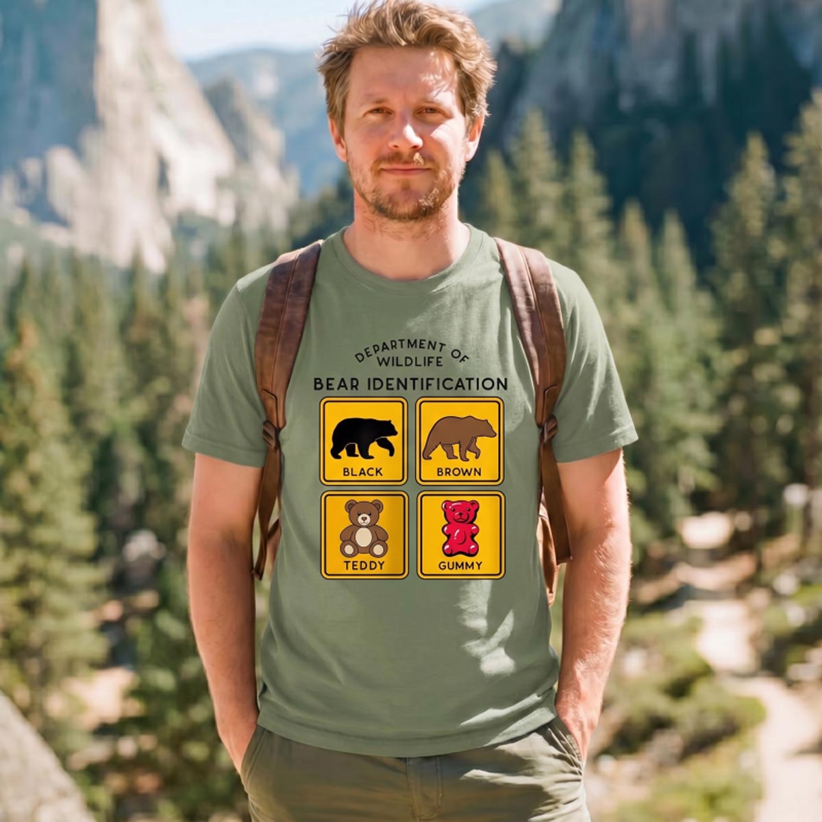 Department of Wildlife Bear Identification T‑Shirt