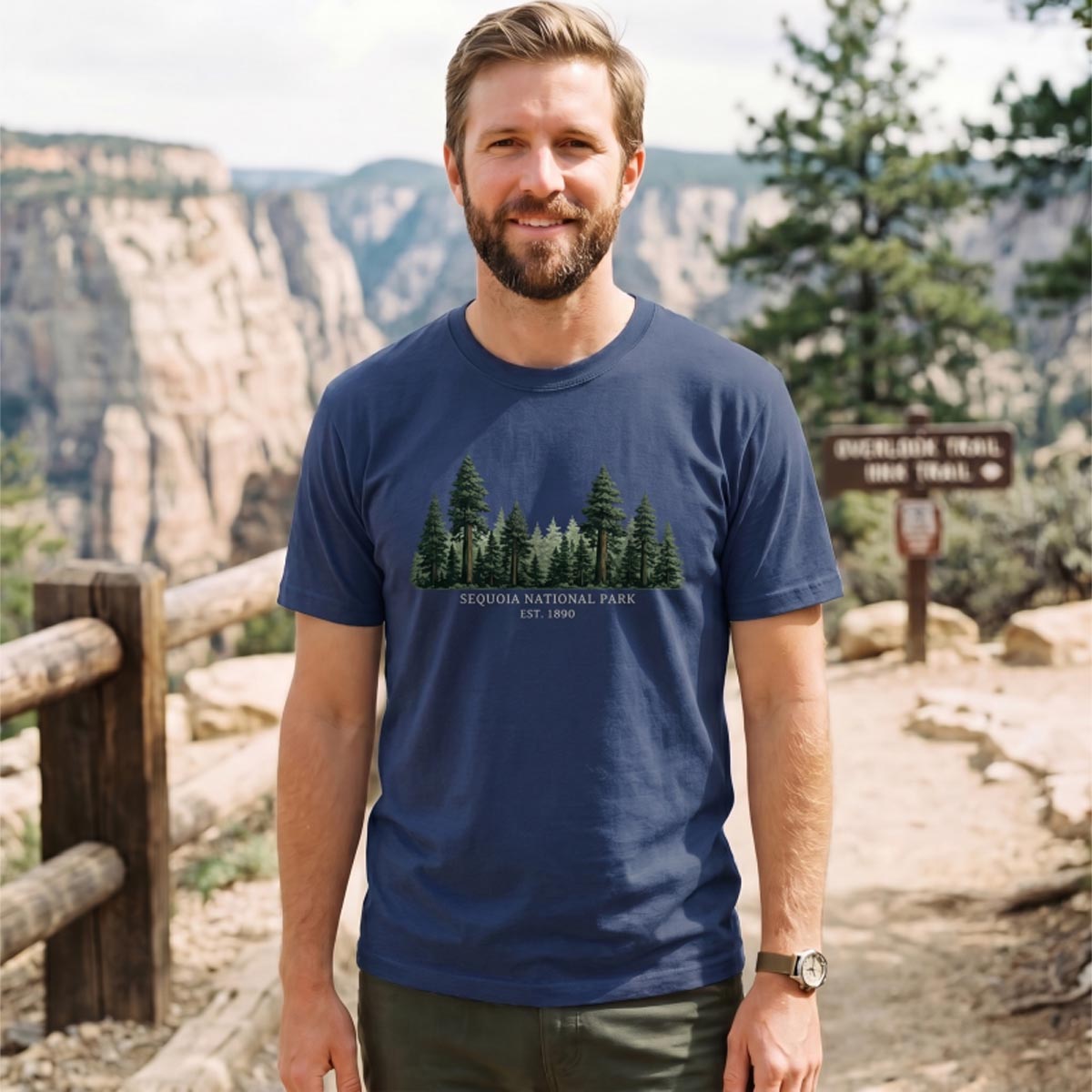 Sequoia National Park Hiking T‑Shirt