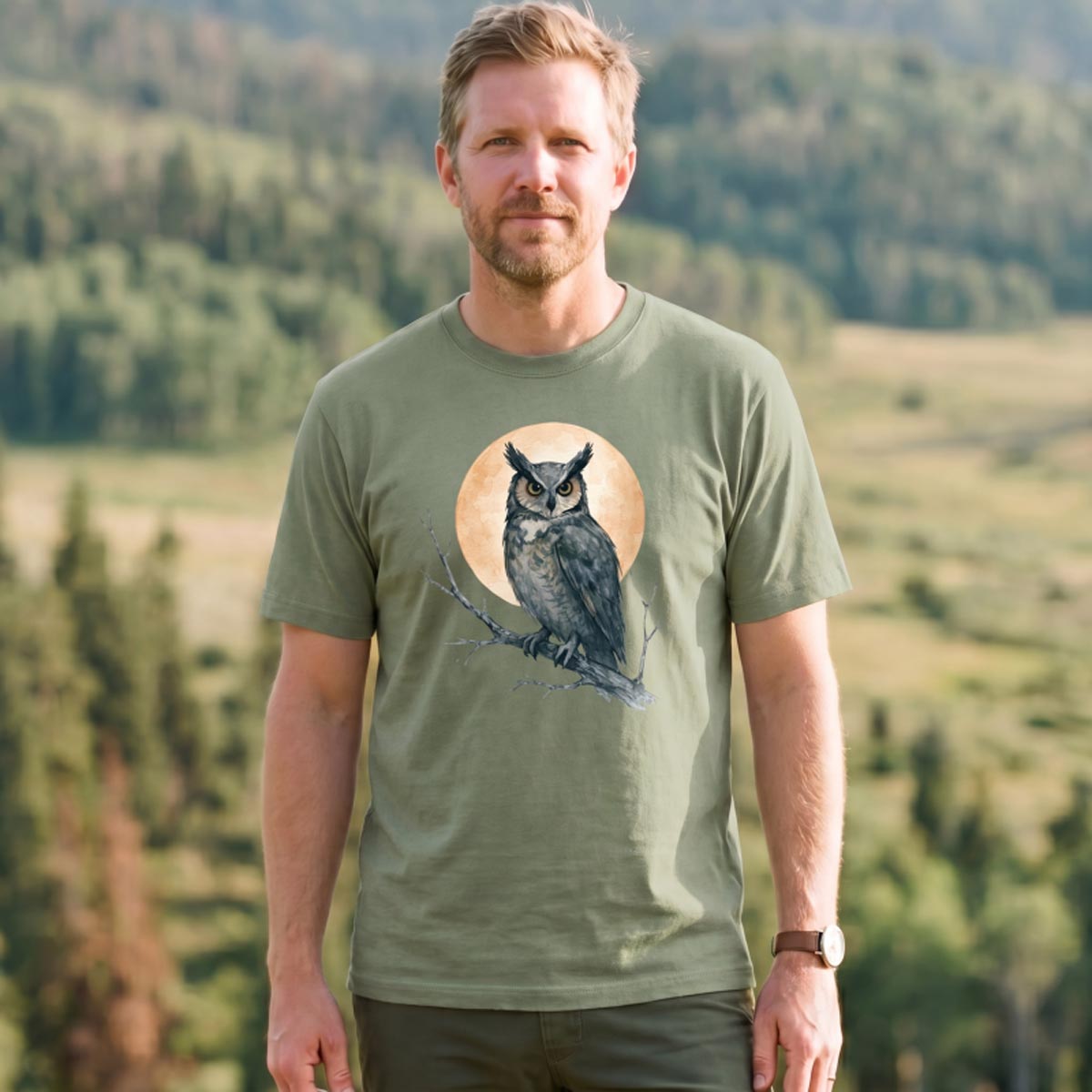 Twilight Owl T‑Shirt