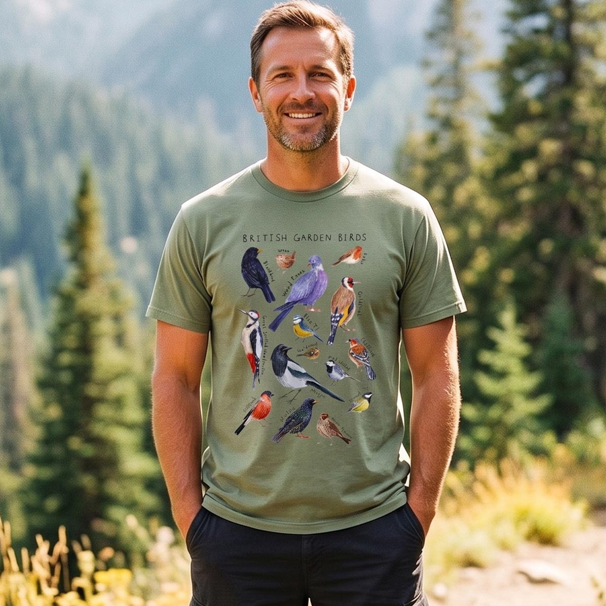 Botanical Garden Birds Wildlife Birdwatching T-Shirt