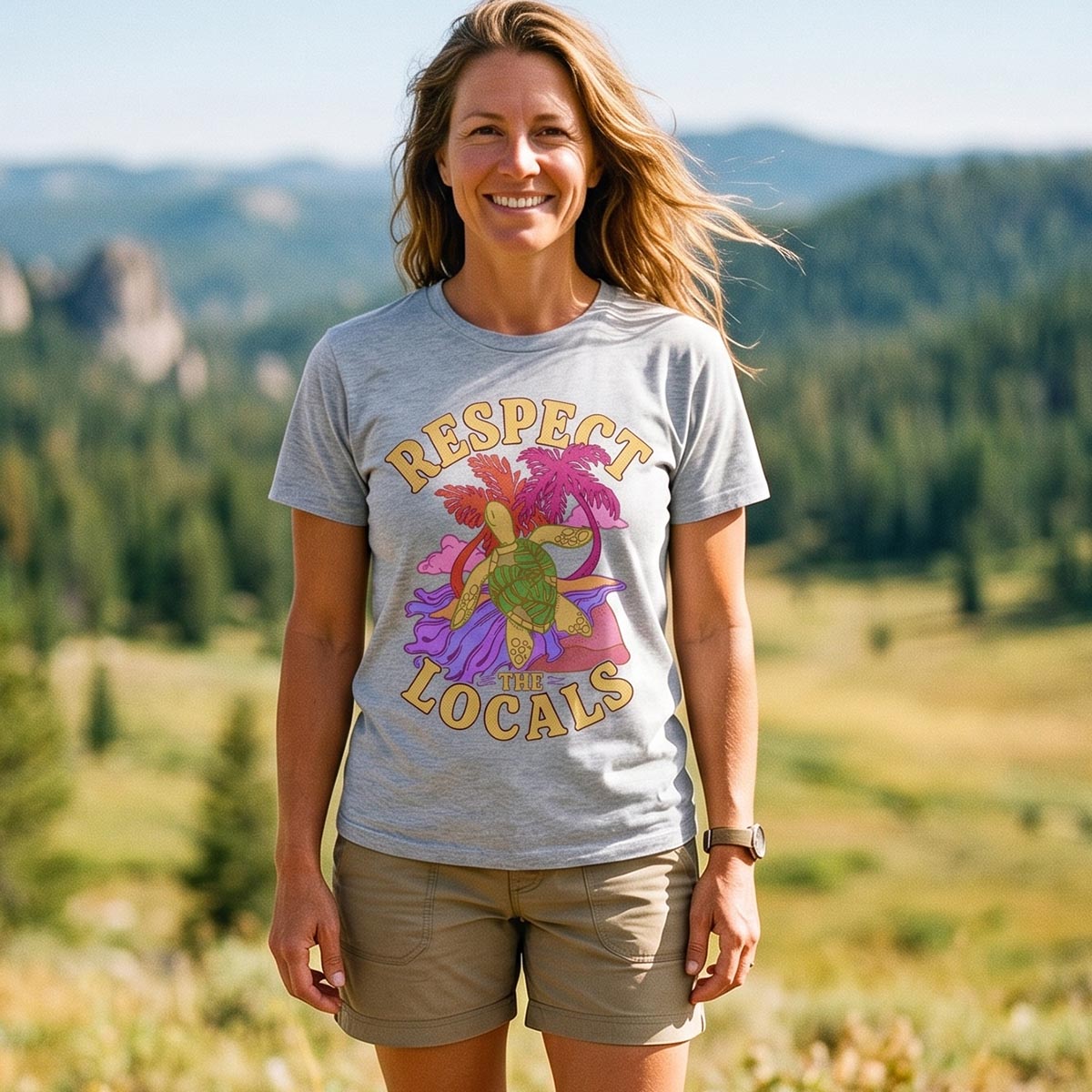 Sea Turtle Tropical Beach T-Shirt