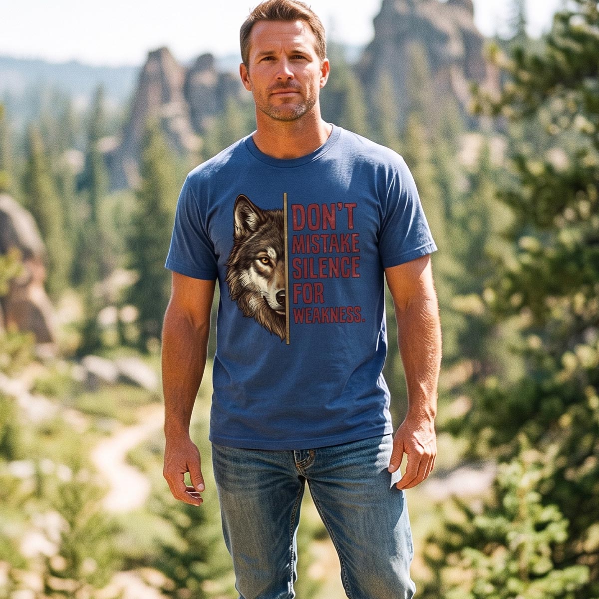 Predator Wolf Face T-Shirt