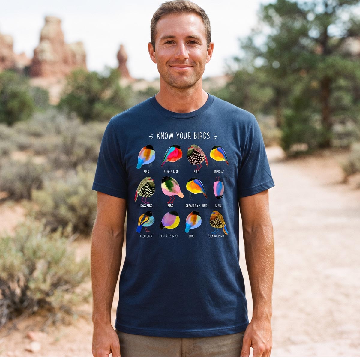 Colorful Bird Guide T-Shirt
