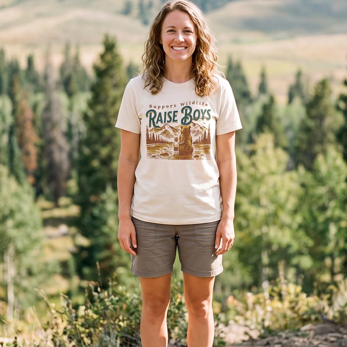 Wilderness Lake Family Bear T-Shirt