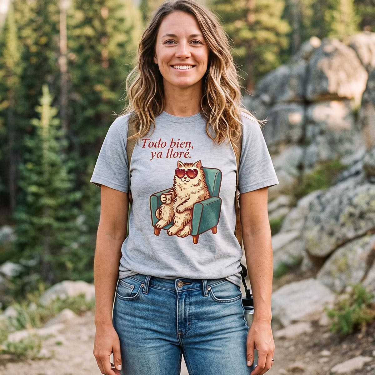 Coffee Cat Relax T-Shirt