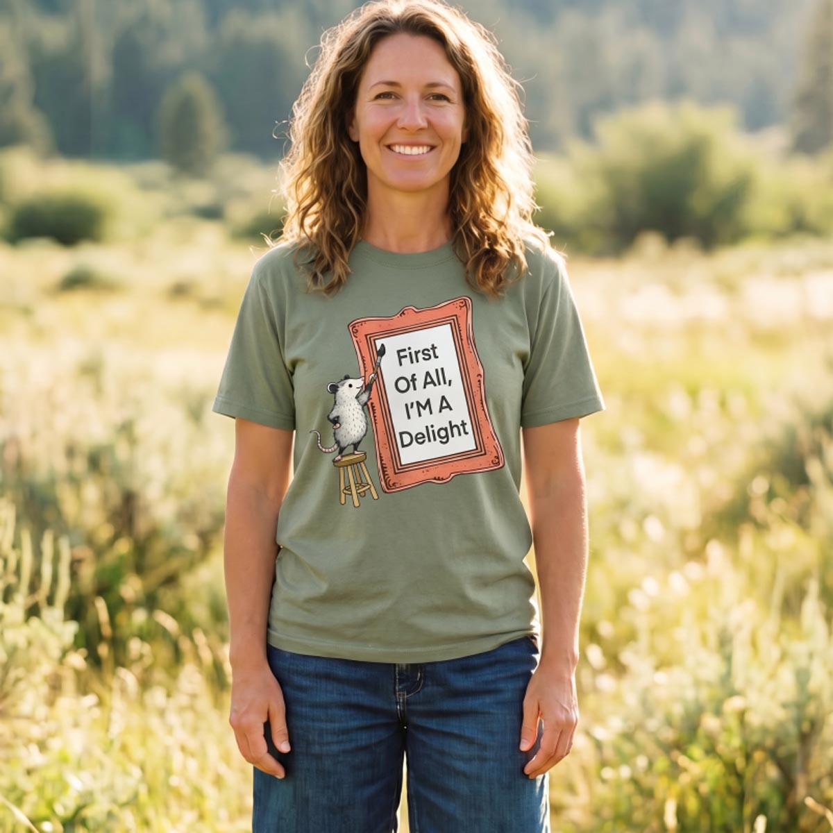 First of All I'm a Delight T‑Shirt