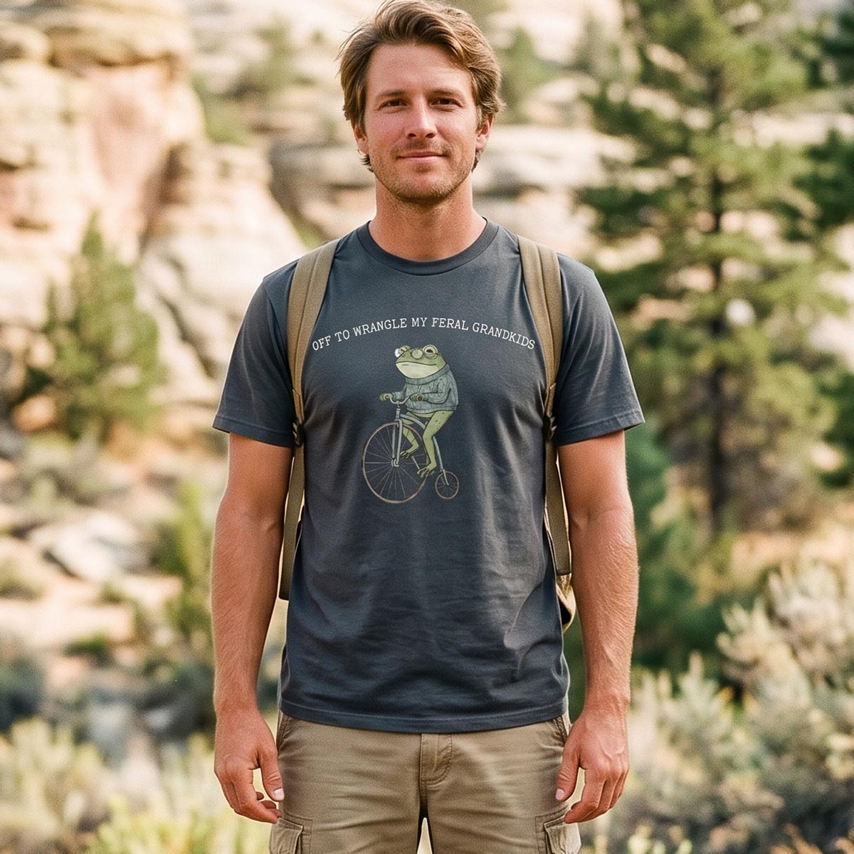 Off To Wrangle My Feral Grandkids T-Shirt