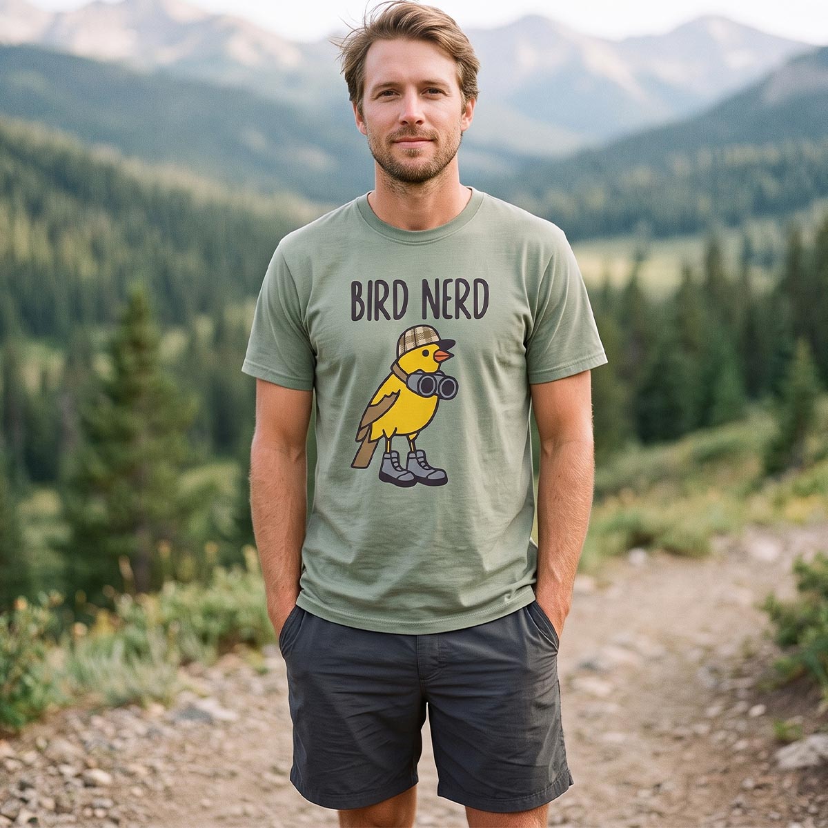 Bird Nerd Funny Birdwatching T-Shirt