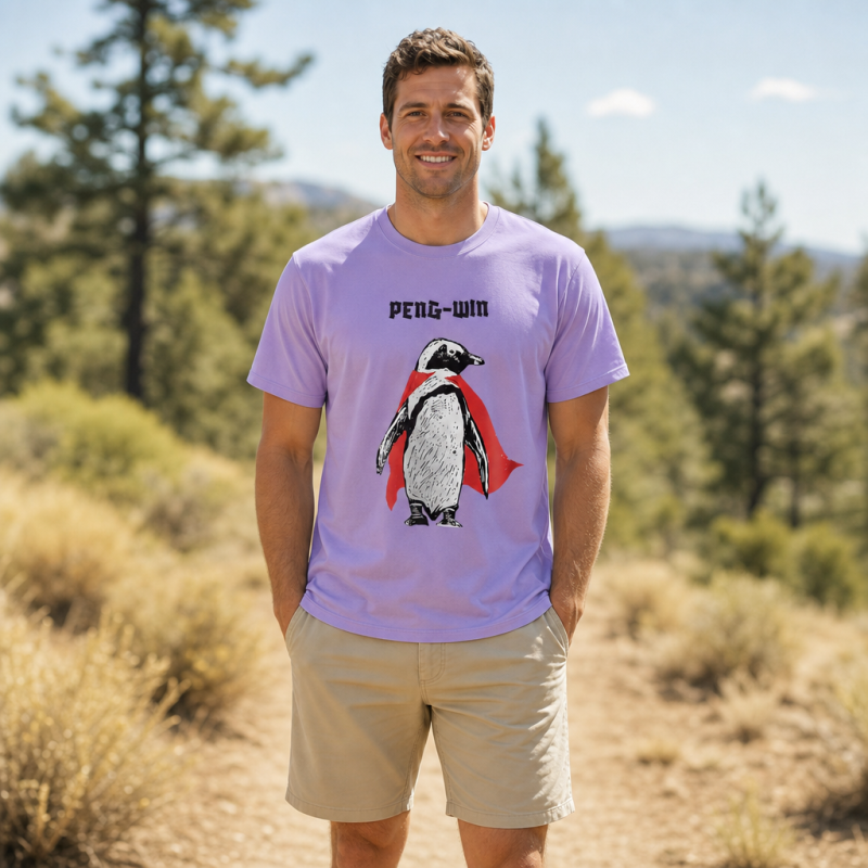 Superhero Peng-win T-Shirt