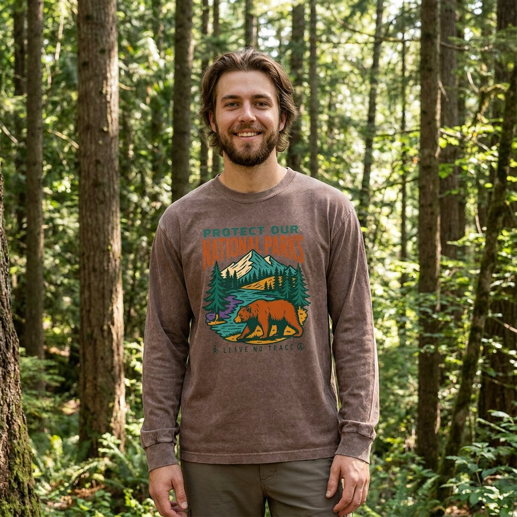 Discover the Great Outdoors Washed Long Sleeves