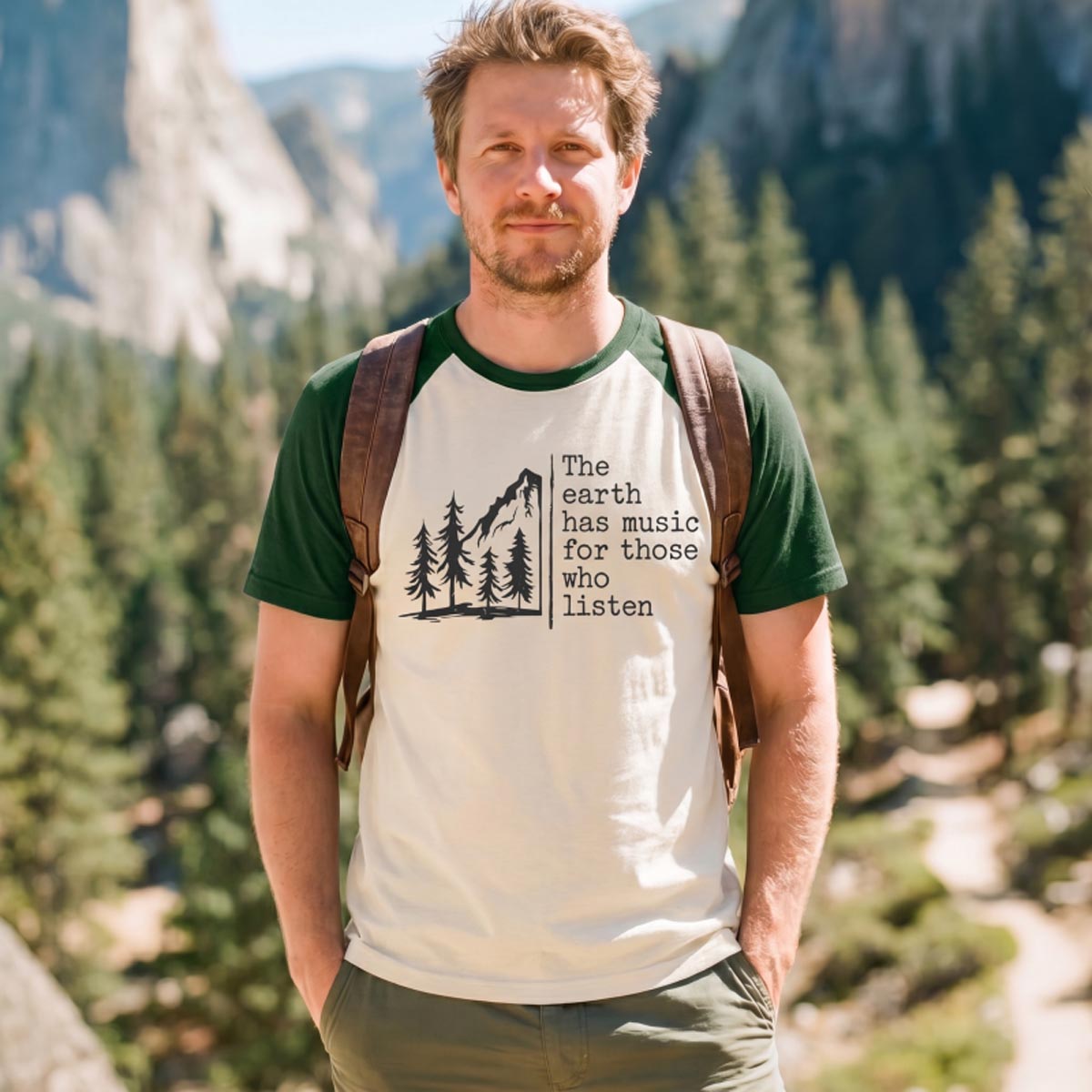 The Earth Has Music Raglan T-Shirt