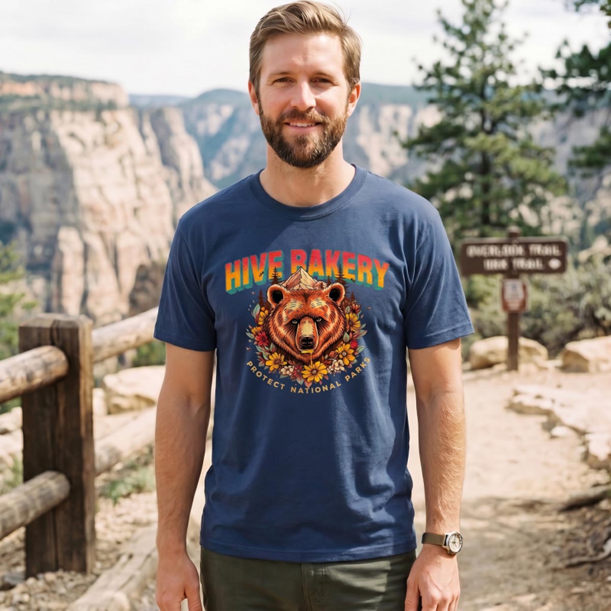 Bear Protect National Parks T‑Shirt