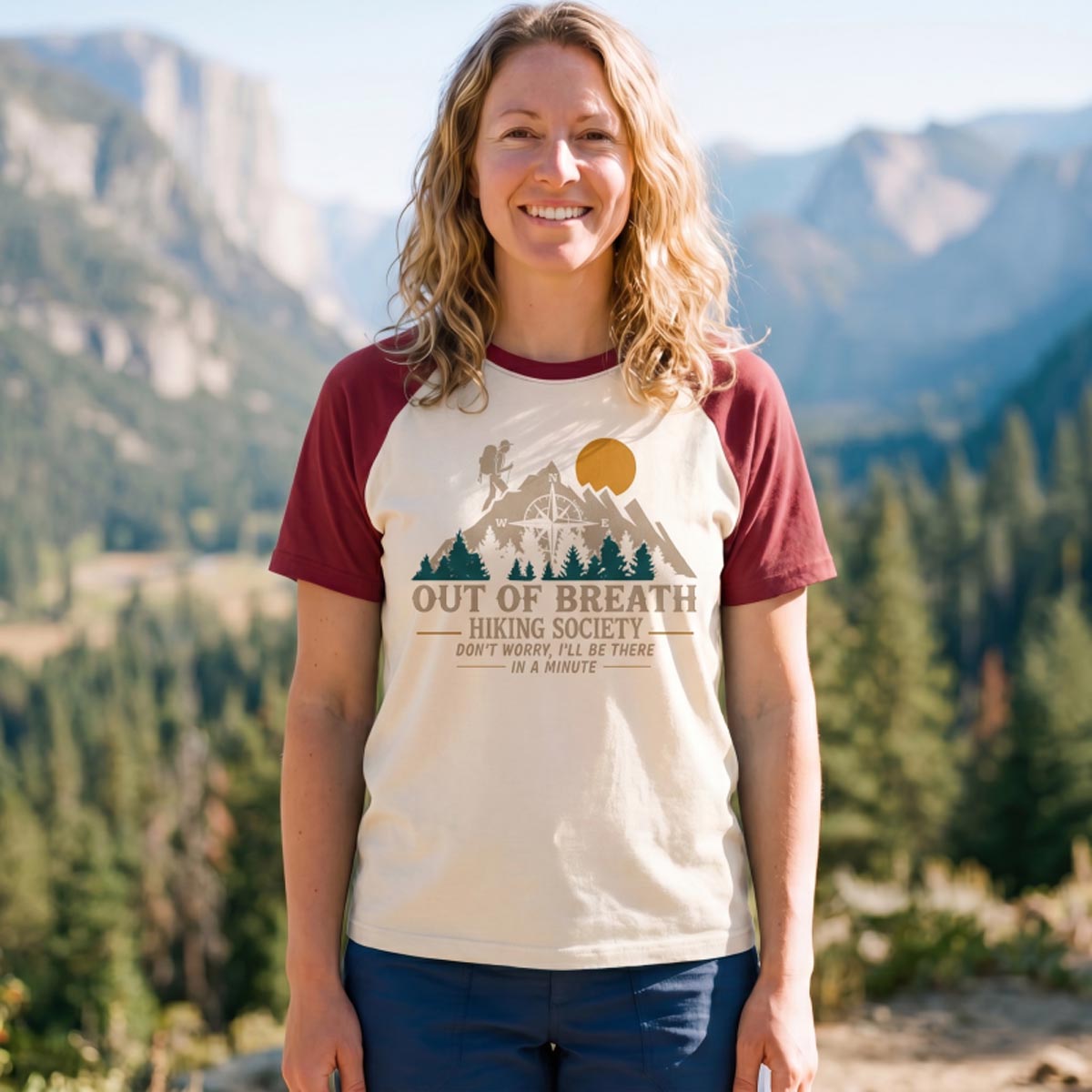 Out Of Breath Hiking Society T-Shirt