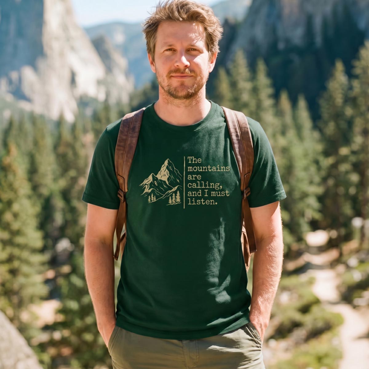 The Mountains are Calling Adventure T-Shirt