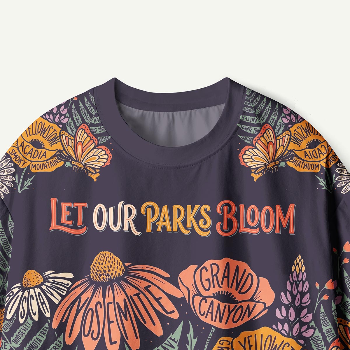 Let Our Parks Bloom Premium Eco Tee