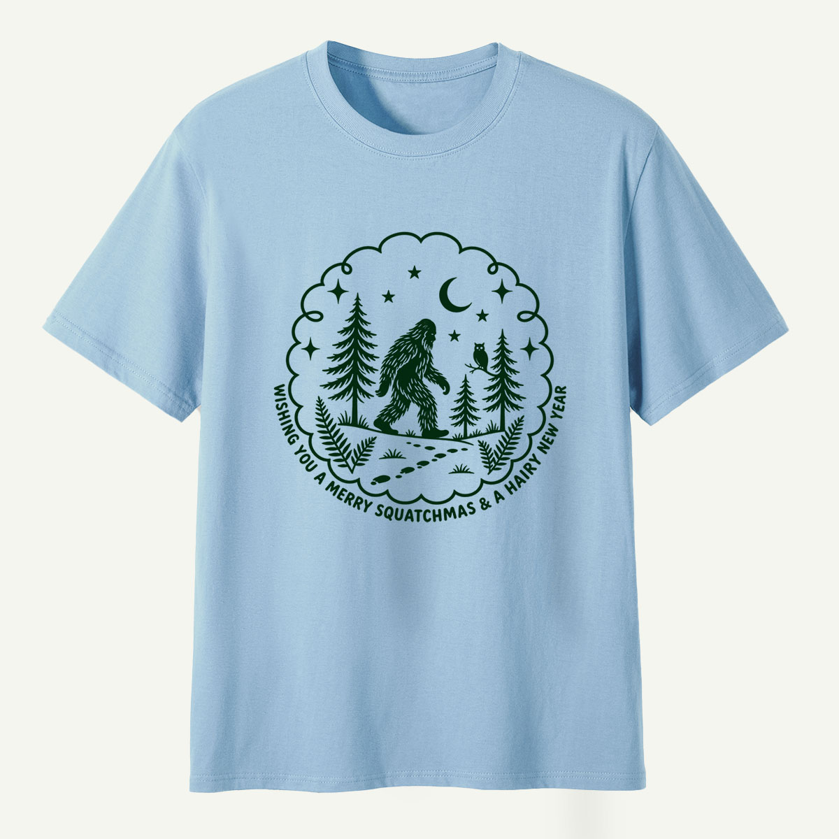 Wishing You A Merry Squatchmas And A Hairy New Year T-Shirt