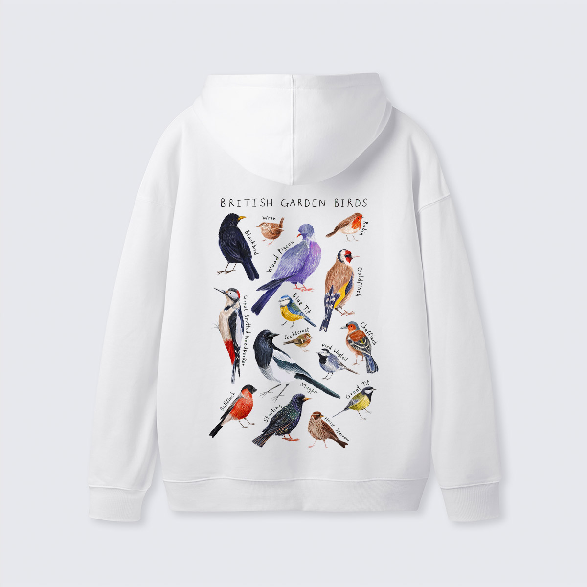 Botanical Garden Birds Wildlife Birdwatching Hoodie